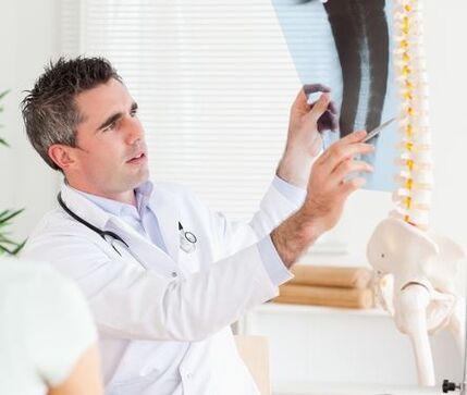 Doktor, röntgen muayenesine dayanarak osteokondrozu teşhis edebilecektir.